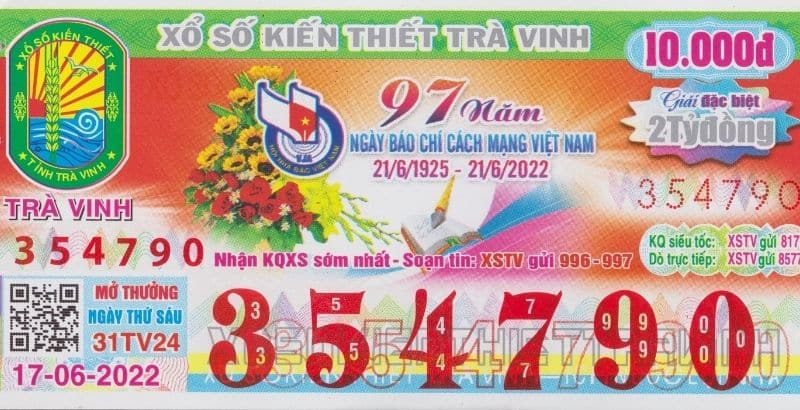 Danh sách đại lý vé số Trà Vinh giá tốt, đông khách