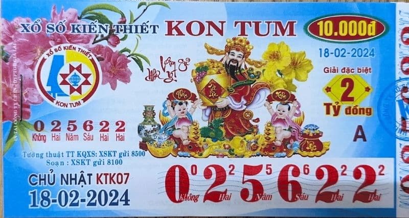 Đổi vé số trúng ở Kon Tum tại đâu?
