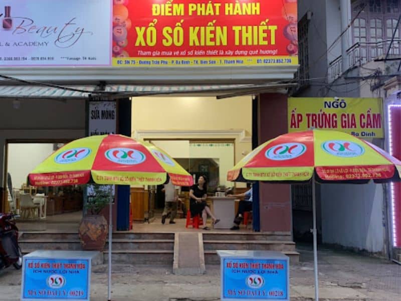 Đổi vé số trúng ở Thanh Hoá 2